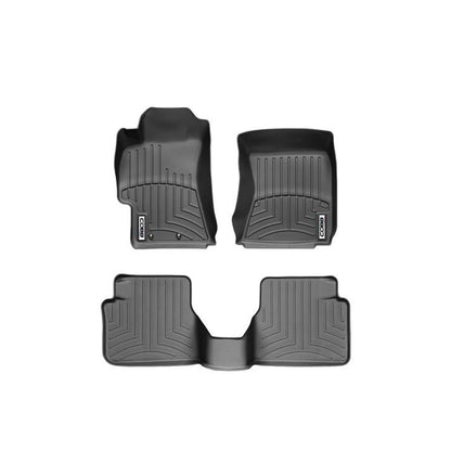 COBB Front and Rear FloorLiner by WeatherTech - Black For 2008-14 Subaru WRX/STI, 09-12 LGT