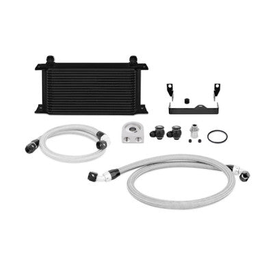 Mishimoto Non-Thermostatic Oil Cooler Kit For 2006-07 Subaru WRX/WRX STI - Black - MMOC-WRX-06BK