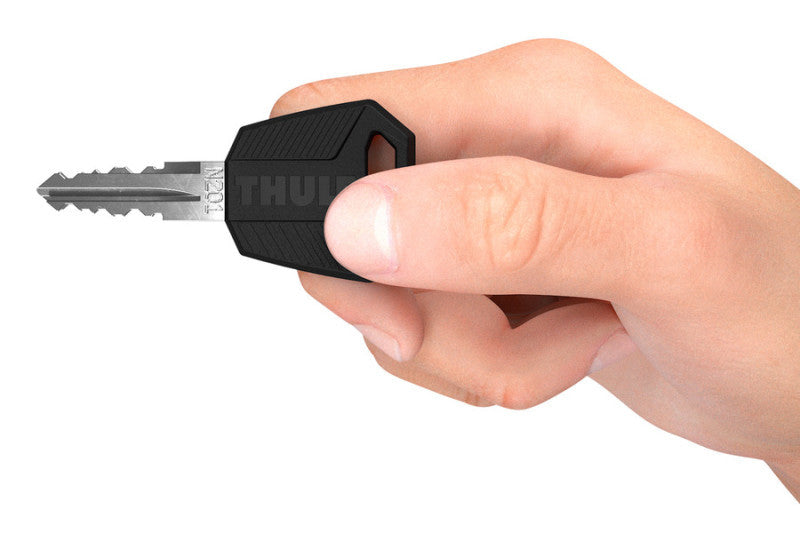 Thule One-Key System 6-Pack (Includes 6 Locks/1 Key) - Silver - 450600 - In Use