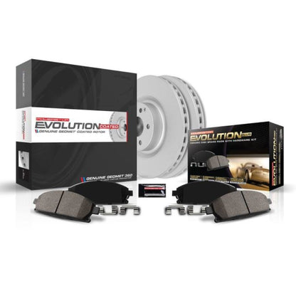 Power Stop Z17 Evolution Geomet Coated Front Brake Kit For 2017-22 Subaru Impreza, 18-23 Crosstrek