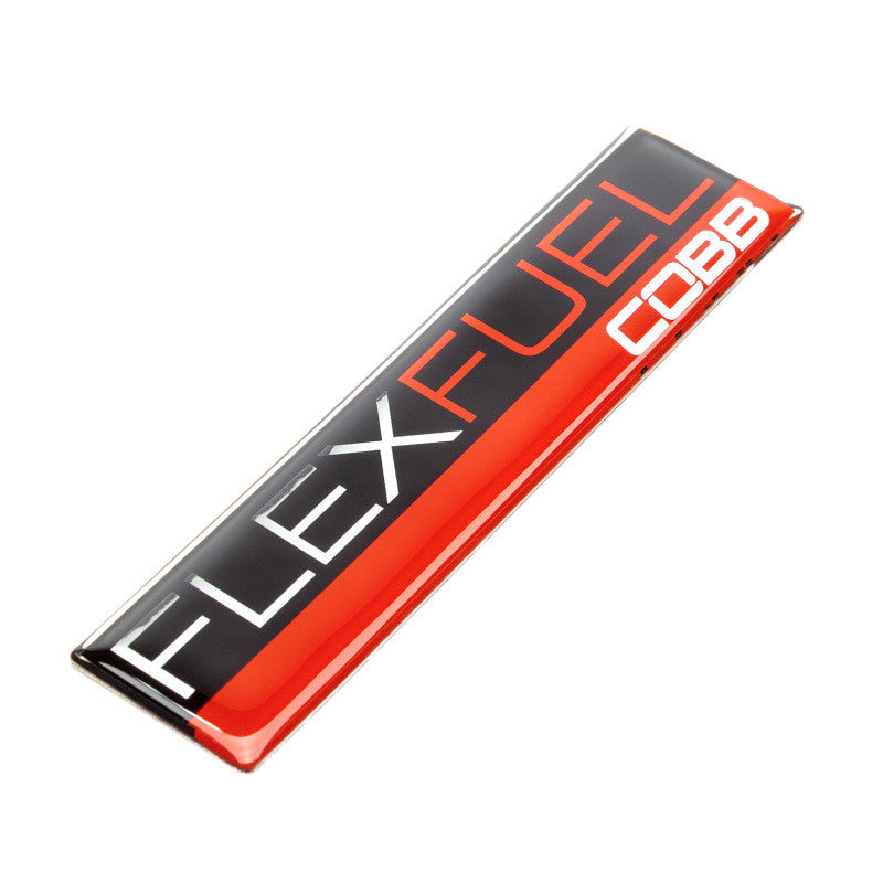 COBB Flex Fuel Badge 4in Wide - CO-Flex-Fuel-Badge