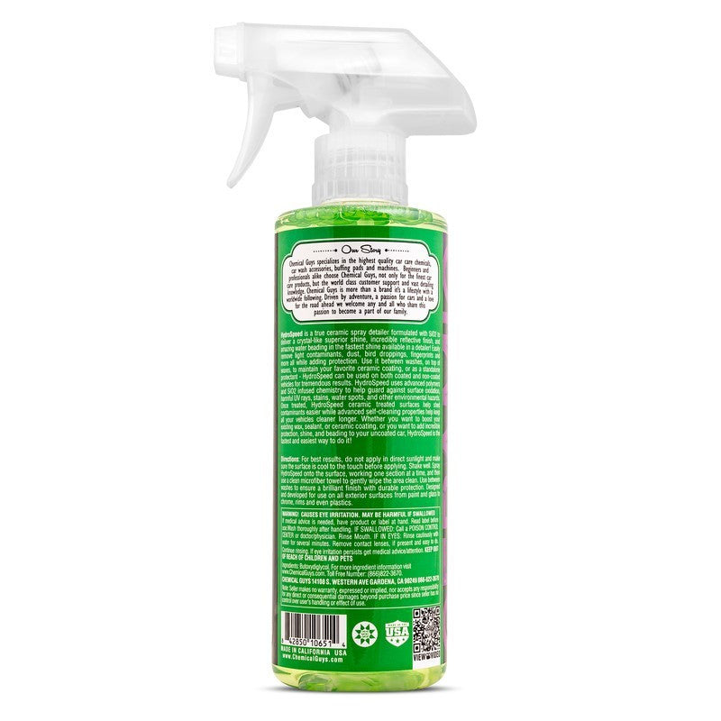 Chemical Guys HydroSpeed Ceramic Quick Detailer - 16oz - Label