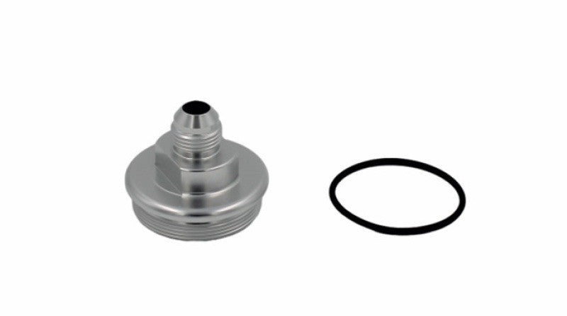 Fuelab Replacement Filter Cap -8AN Outlet - Clear - 108020101-2