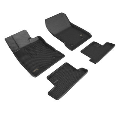 3D MAXpider Kagu Complete Floor Mat Set For 2022+ Toyota GR86 - Black - L1TY28301509