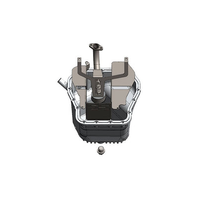 IAG EJ Street Series Oil Pan Package CAD Illustration Black Pan / Pickup / Street Baffle / Windage Tray For WRX, STI, LGT, FXT