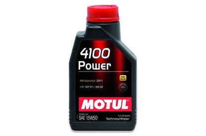 MOTUL 4100 Power 15W-50 Semi-Synthetic Motor Oil 1L