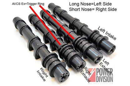 GSC S3 Billet Camshaft Set for the 2008-21 Subaru STI with Dual AVCS - Diagram