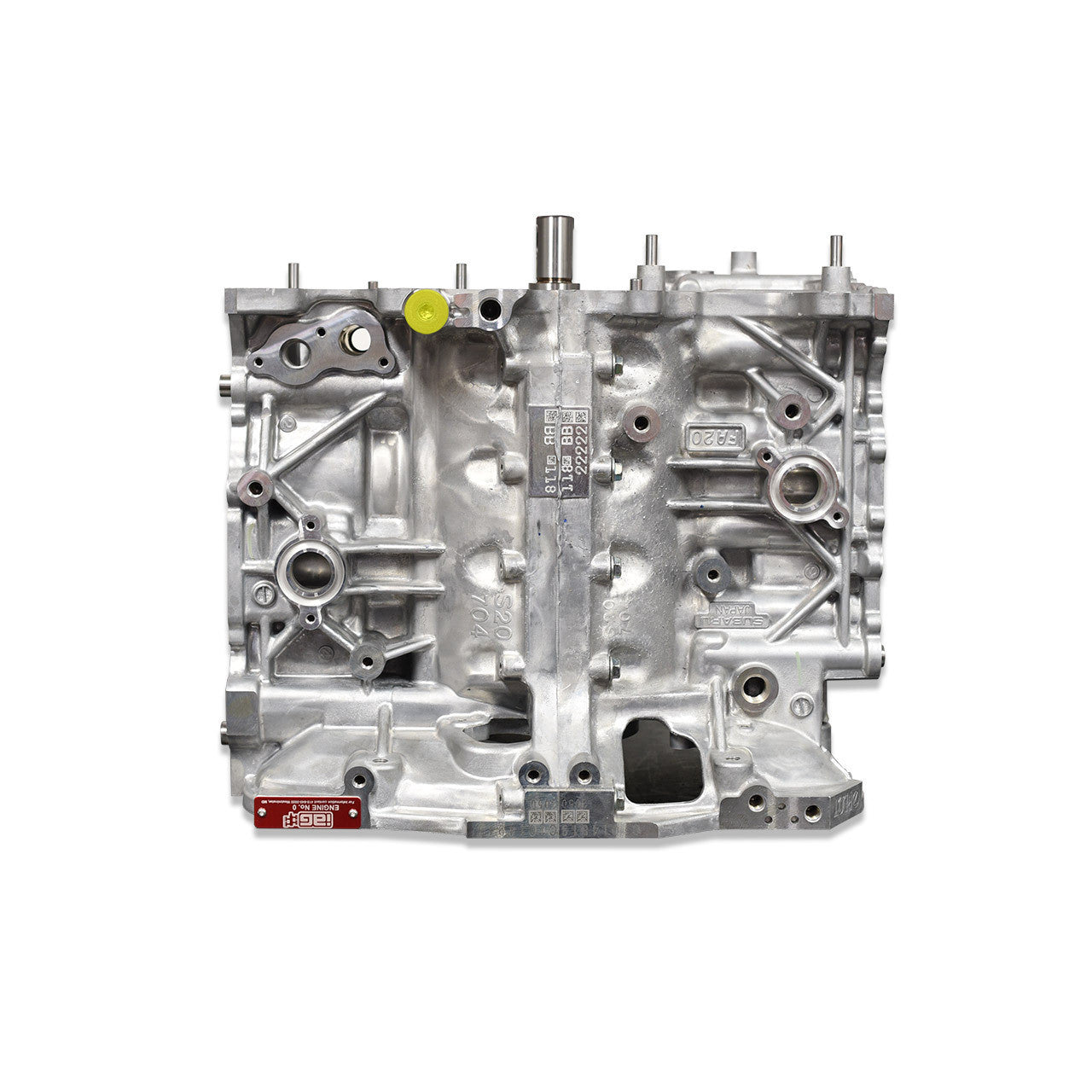 IAG 800 12.5:1 Compression Ratio FA20 Subaru Closed Deck Short Block - Optional Upper Oil Plug Location