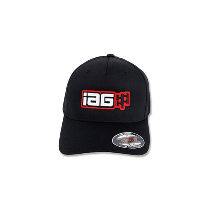 IAG Boxer Corporate Logo Embroidered Flexfit Cap - Black