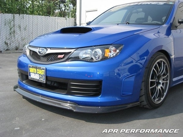 APR Carbon Fiber Front Lip Spoiler for 2008-10 Subaru STI - Installed 2