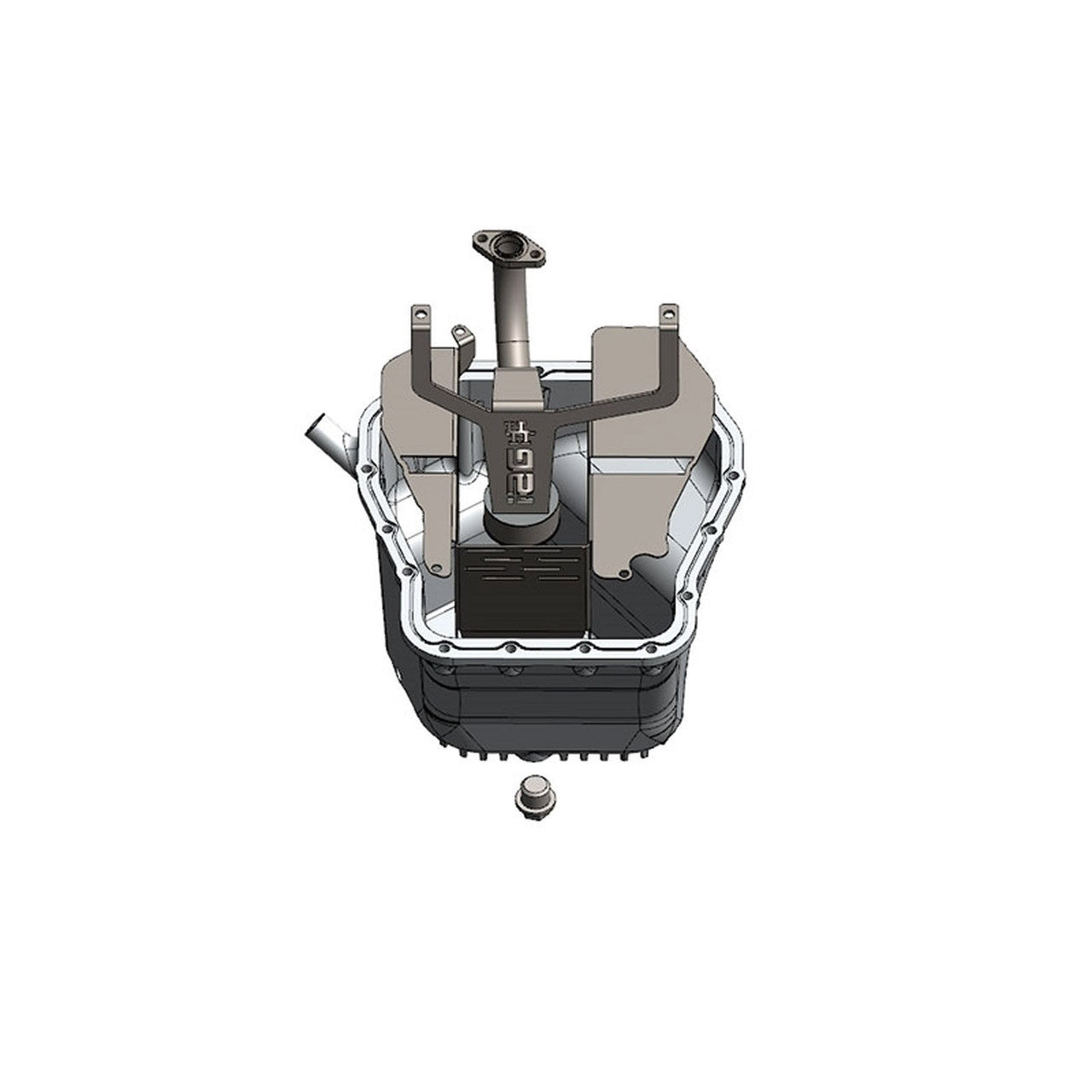 IAG EJ Street Series Subaru Oil Pan Package CAD Illustration - 1