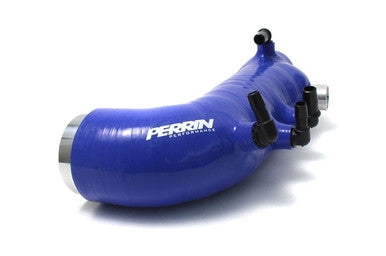 PERRIN 2.4" Turbo Inlet Hose For 2008-14 Subaru WRX, 05-09 LGT - Blue Silicone - PSP-INT-421BL