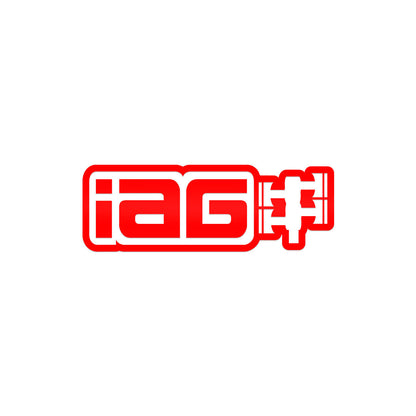 IAG 12" Die Cut Sticker - Red