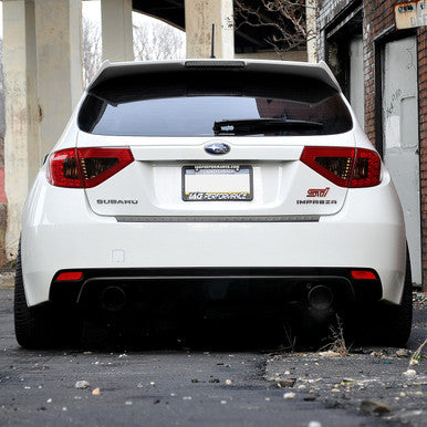 IAG RockBlocker Red / Smoke Tail Light Overlay Film Kit for 2008-14 Subaru WRX & STI Hatchback