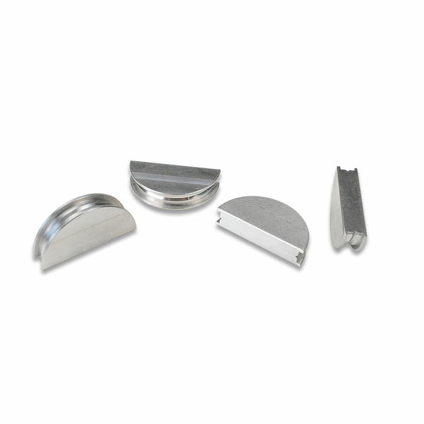 IAG Half Moon Valve Cover Cam Seals (4) For 2002-06 Subaru WRX / STI / FXT / LGT Silver Finish