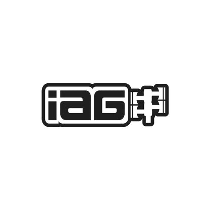 IAG 12" Die Cut Sticker - Matte Black