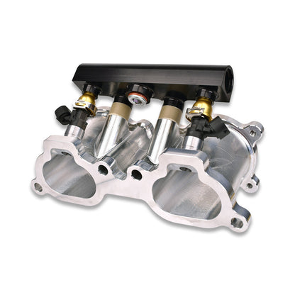 IAG Subaru WRX STI V3 Top Feed Black Fuel Rails