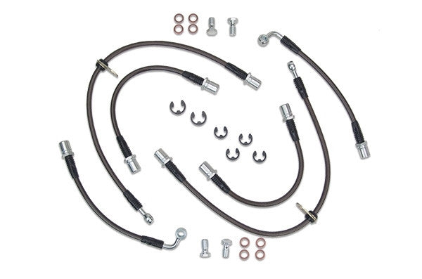 Techna-Fit Stainless Steel Braided Brake Line Kit For 2005-07 Subaru Legacy GT / Spec B
