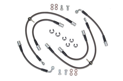 Techna-Fit Stainless Steel Braided Brake Line Kit For 2005-07 Subaru Legacy GT / Spec B