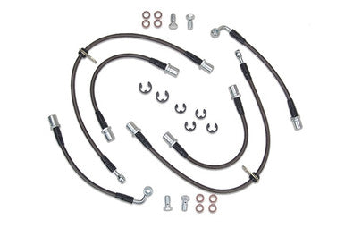 Techna-Fit Stainless Steel Braided Brake Line Kit For 2005-07 Subaru Legacy GT / Spec B
