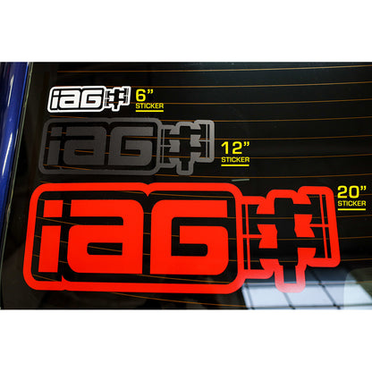 IAG 20" Die Cut Sticker - Sizes