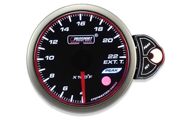 Prosport Halo Series 52mm Electronic EGT Gauge with Peak & Warning