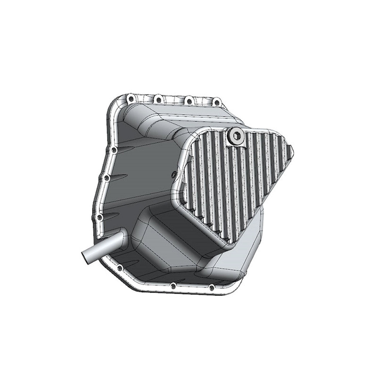 IAG Performance EJ Street Series Subaru Oil Pan CAD Illustration of lower Cooling Fins 2