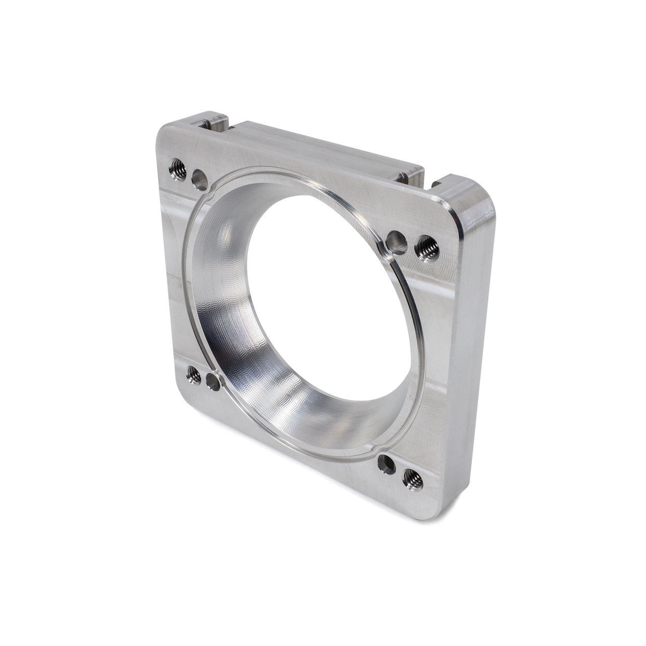IAG Big Bore 76mm Throttle Body Silver Adapter for STI / Cosworth Intake Manifolds
