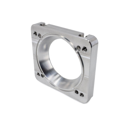 IAG Big Bore 76mm Throttle Body Silver Adapter for STI / Cosworth Intake Manifolds