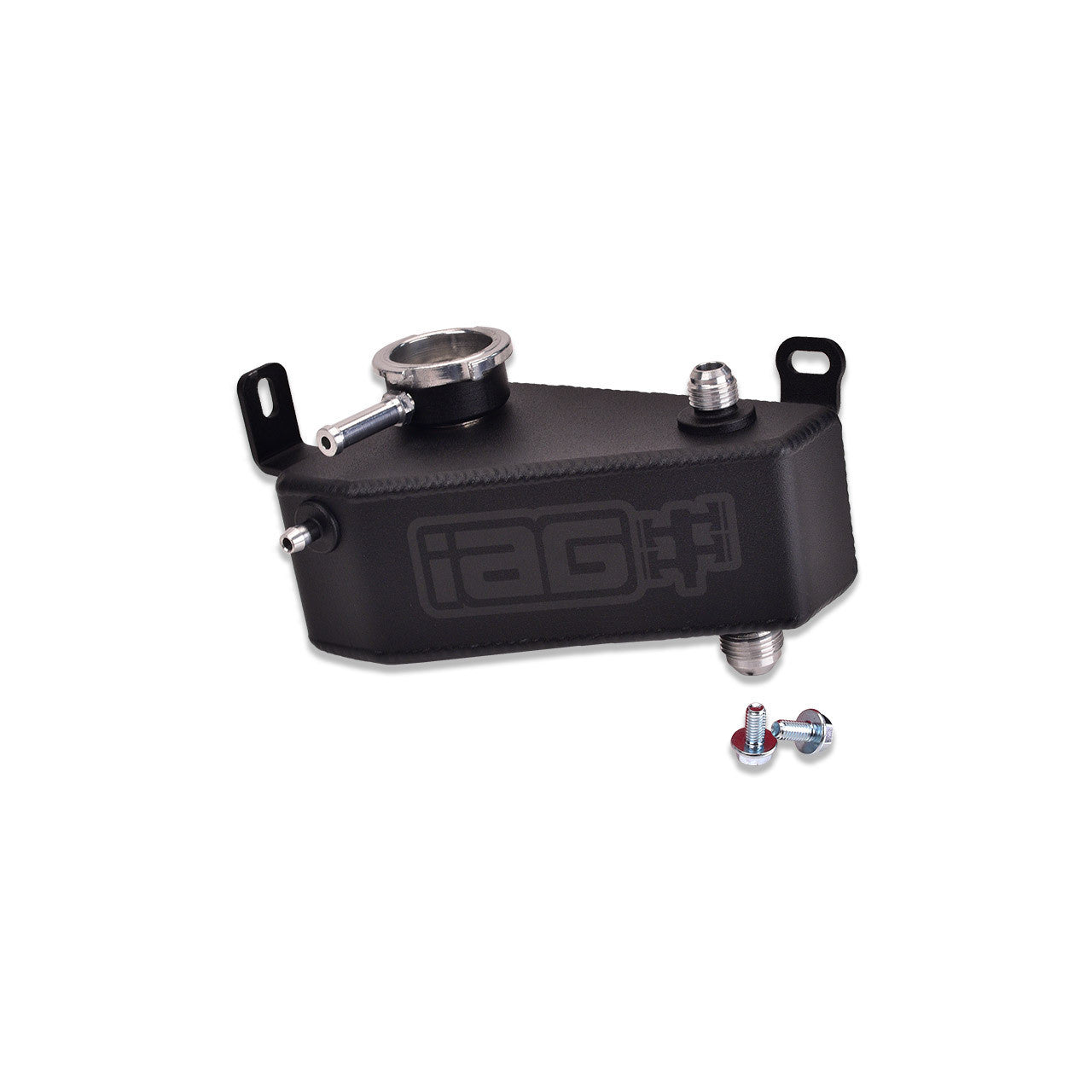 IAG Black Coolant Expansion Tank For 02-07 Subaru WRX, 04-07 STI