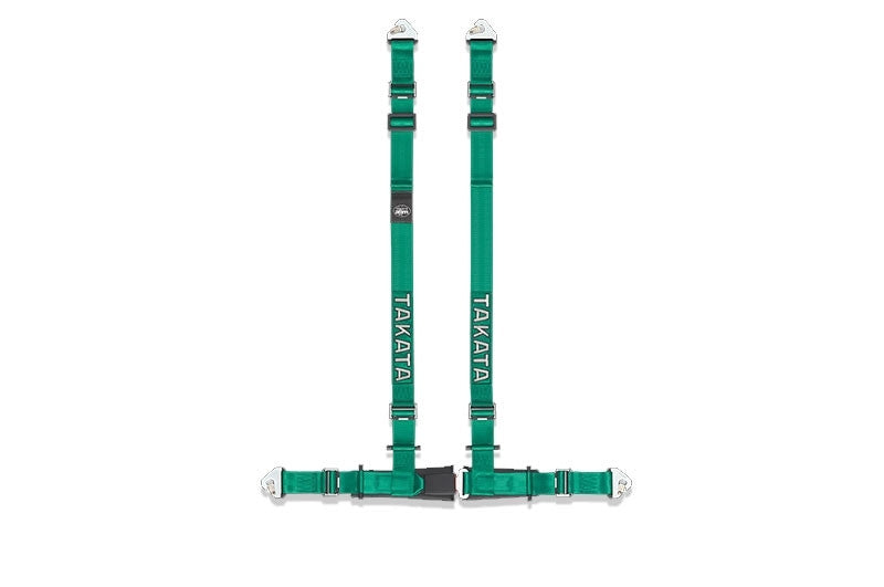 TAKATA Drift II "Snap-On" Street Oriented 4 Point Harness in Green