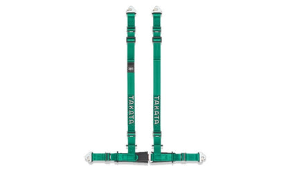 TAKATA Drift II "Snap-On" Street Oriented 4 Point Harness in Green