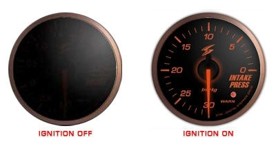 STRI 52mm DSD Intake Pressure Gauge (Smoke / Amber)