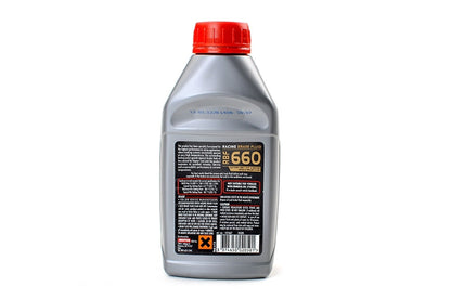 MOTUL RBF 660 Racing Factory Line DOT 4 100% Synthetic Brake Fluid 1/2L - Back