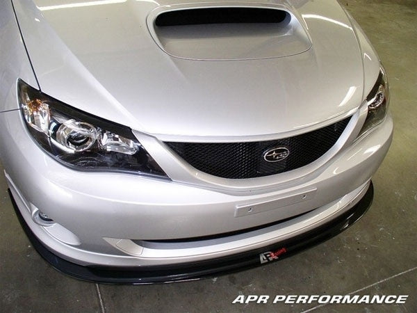 APR Carbon Fiber Wind Splitter with Rods for 2011-14 Subaru WRX / STI - Installed
