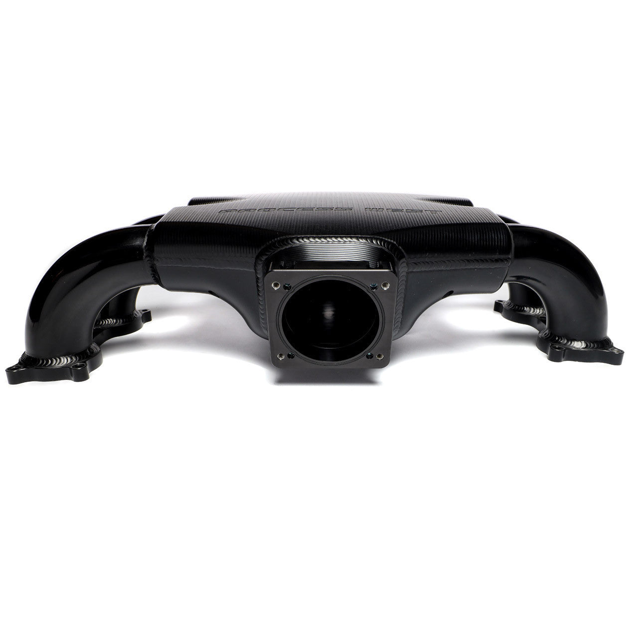 IAG Subaru STI Process West Intake Manifolds Big Bore 76mm Throttle Body Adapter - Installed