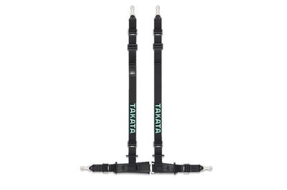 TAKATA Drift II "Bolt-On" Street Oriented 4 Point Harness in Black
