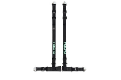 TAKATA Drift II "Snap-On" Street Oriented 4 Point Harness in Black