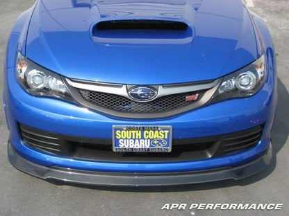 APR Carbon Fiber Front Lip Spoiler for 2008-10 Subaru STI - Installed 1
