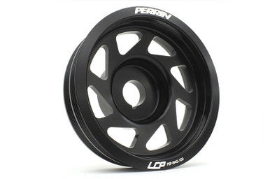 PERRIN Lightweight Crank Pulley For 2004-21 Subaru WRX STI - Black - PSP-ENG-100BK