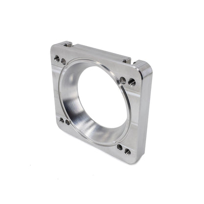 IAG Silver Big Bore 76mm Throttle Body Adapter for Subaru STI