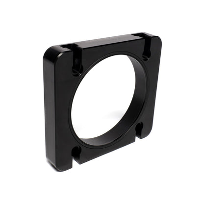 IAG Black Anodized Big Bore 76mm Throttle Body Adapter for Subaru STI Process West Intake Manifold