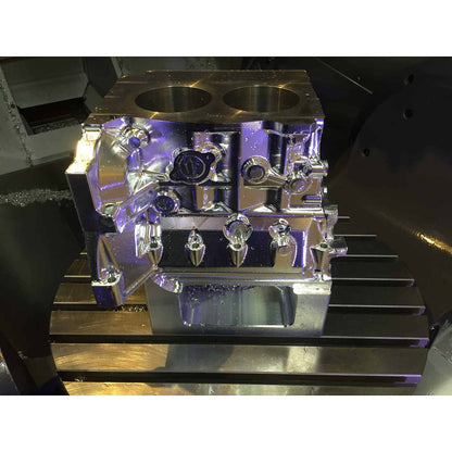 IAG / Crest Billet Aluminum EJ25 Subaru Case Halves CNC Machining