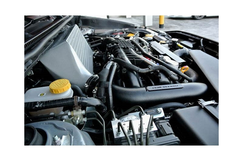 Process West Verticooler Top Mount Intercooler For 15-21 Subaru WRX (Black) - Installed 3
