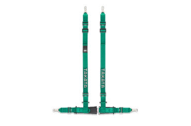 TAKATA Drift II "Bolt-On" Street Oriented 4 Point Harness in Green