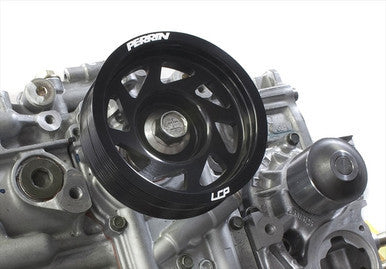 PERRIN Lightweight Black Crank Pulley For EJ20 & EJ25 Subaru WRX, STI, LGT, FXT
