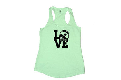 Bmore True Women's Baltimore Love Mint Tank Top