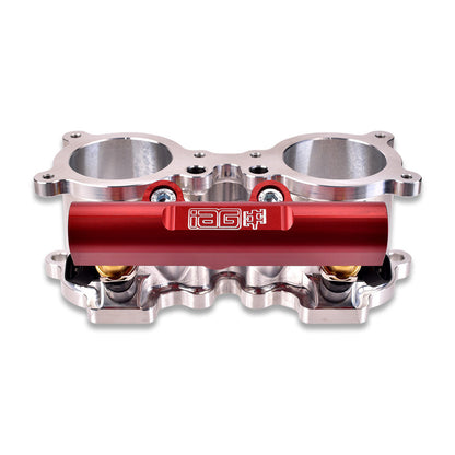 IAG Red Anodized V3 Top Feed Fuel Rails For Subaru WRX, STI, Legacy GT and Forester XT