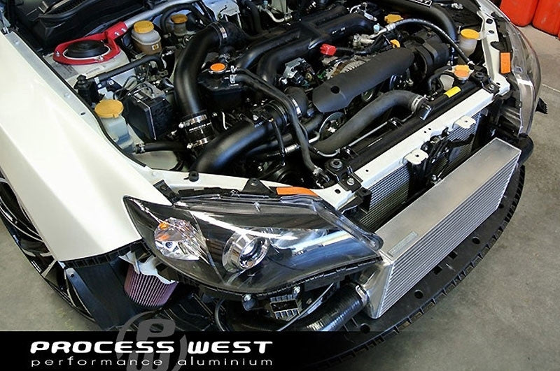 Process West Front Mount Intercooler For 08-14 WRX Silver Finish