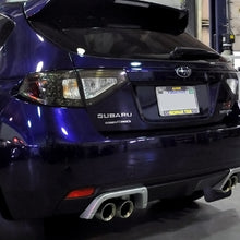 IAG RockBlocker Smoked Clear Tail Light Overlay Film Kit for 2008-14 Subaru WRX / STI Hatchback